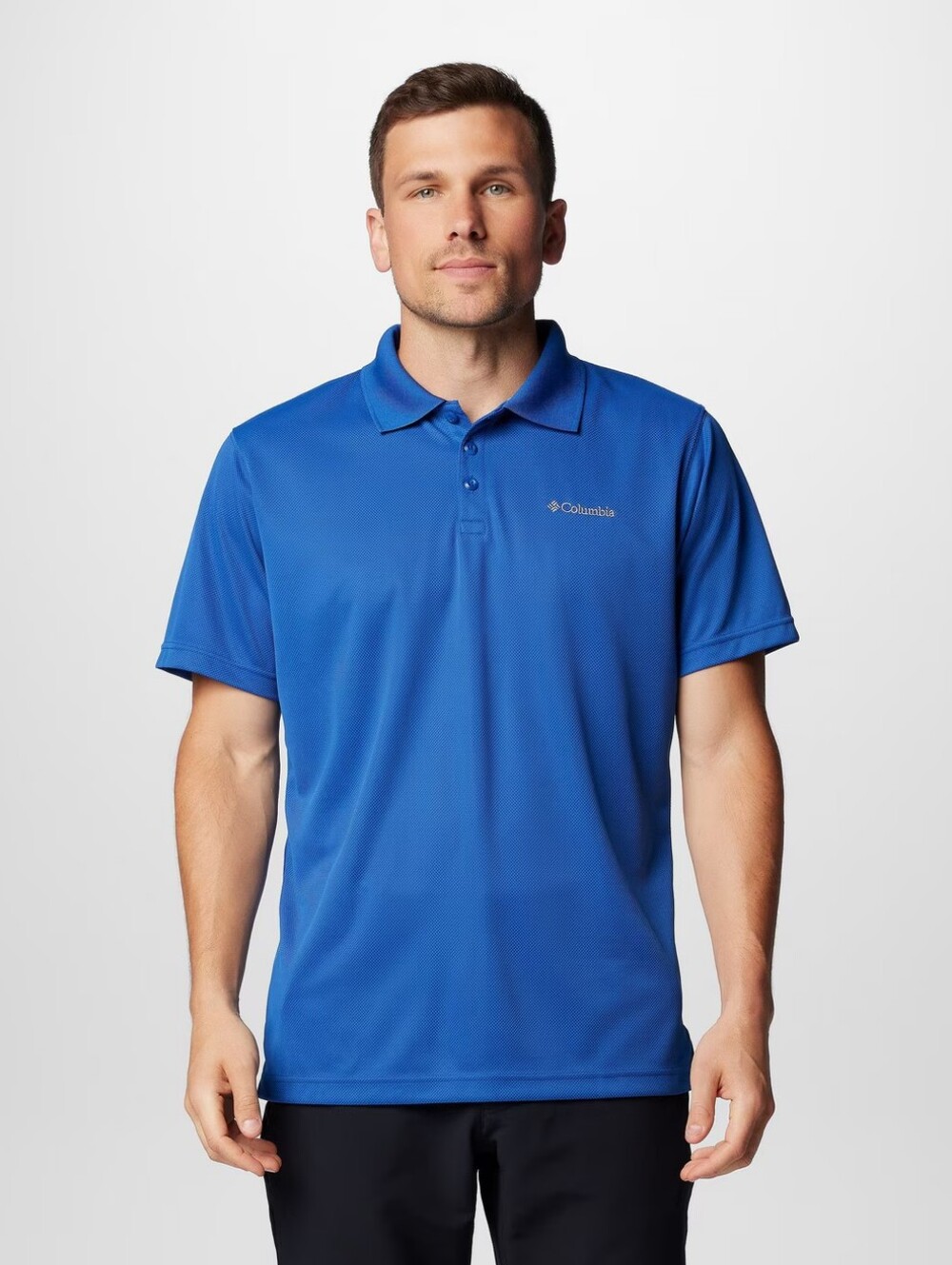 Columbia Men’s Utilizer Blue Polo Shirt Size L